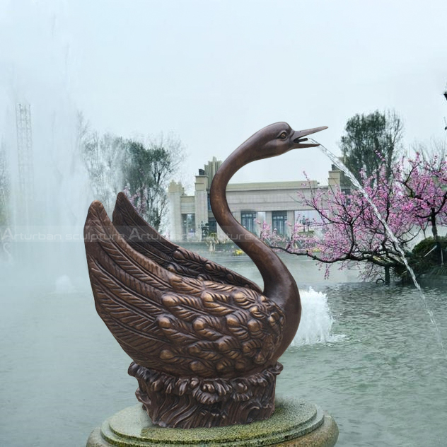 the swan fountain