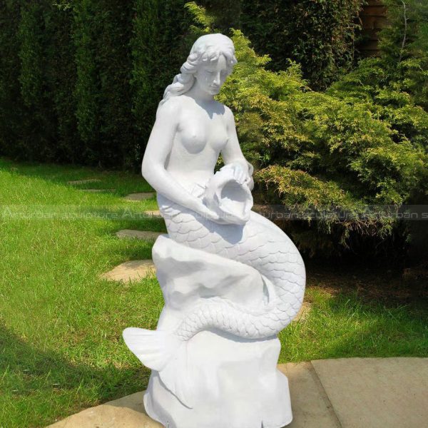 mermaid outdoor water fountains