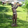 outdoor garden golf statues