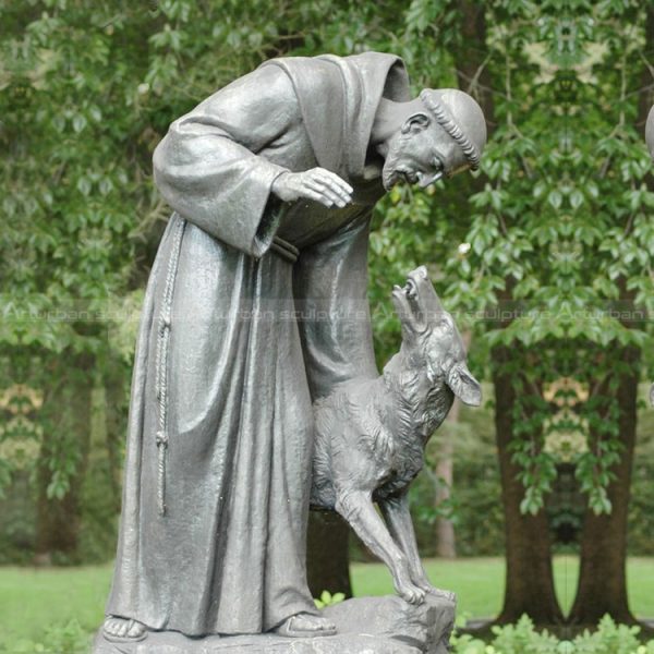 st francis of assisi outdoor statue