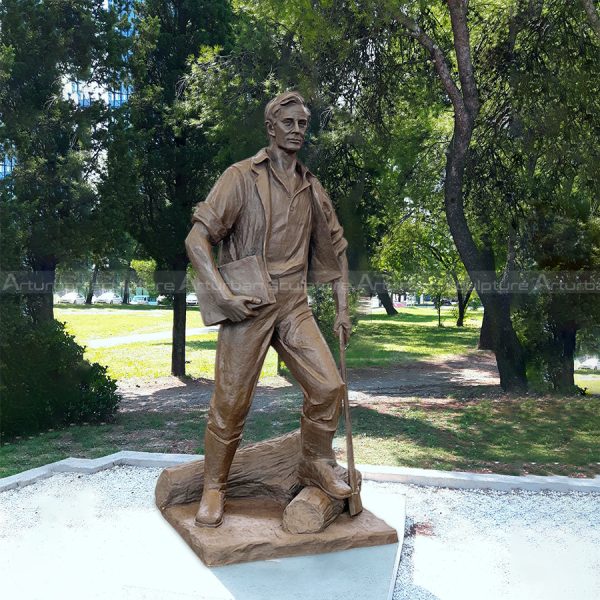 abraham lincoln bronze sculpture