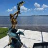 mermaid fountain statue
