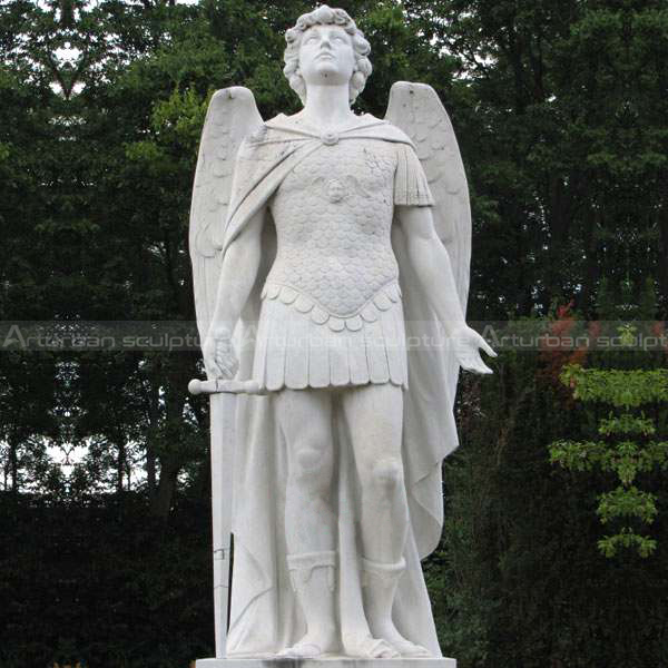 saint michael garden statue