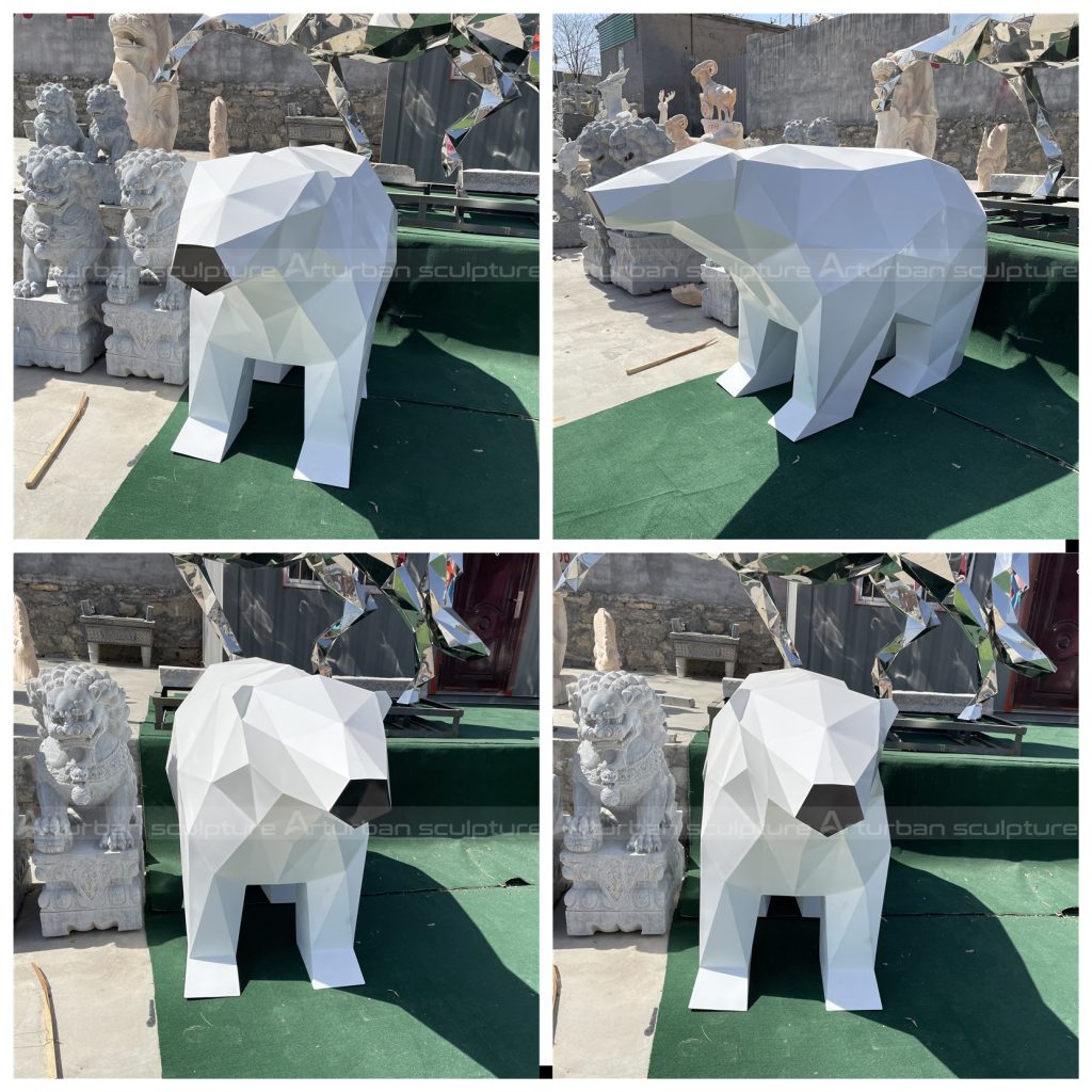 geometric polar bear