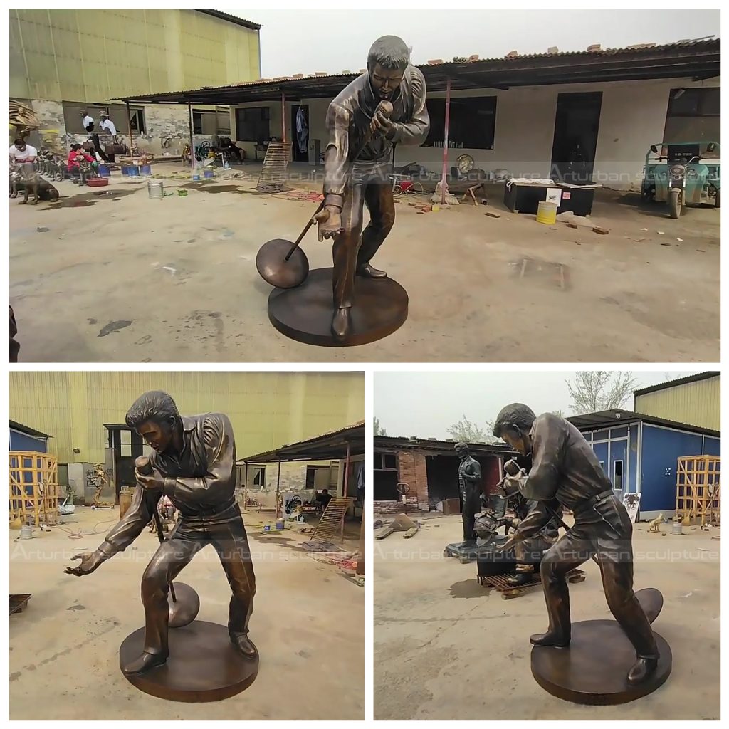 elvis presley sculpture