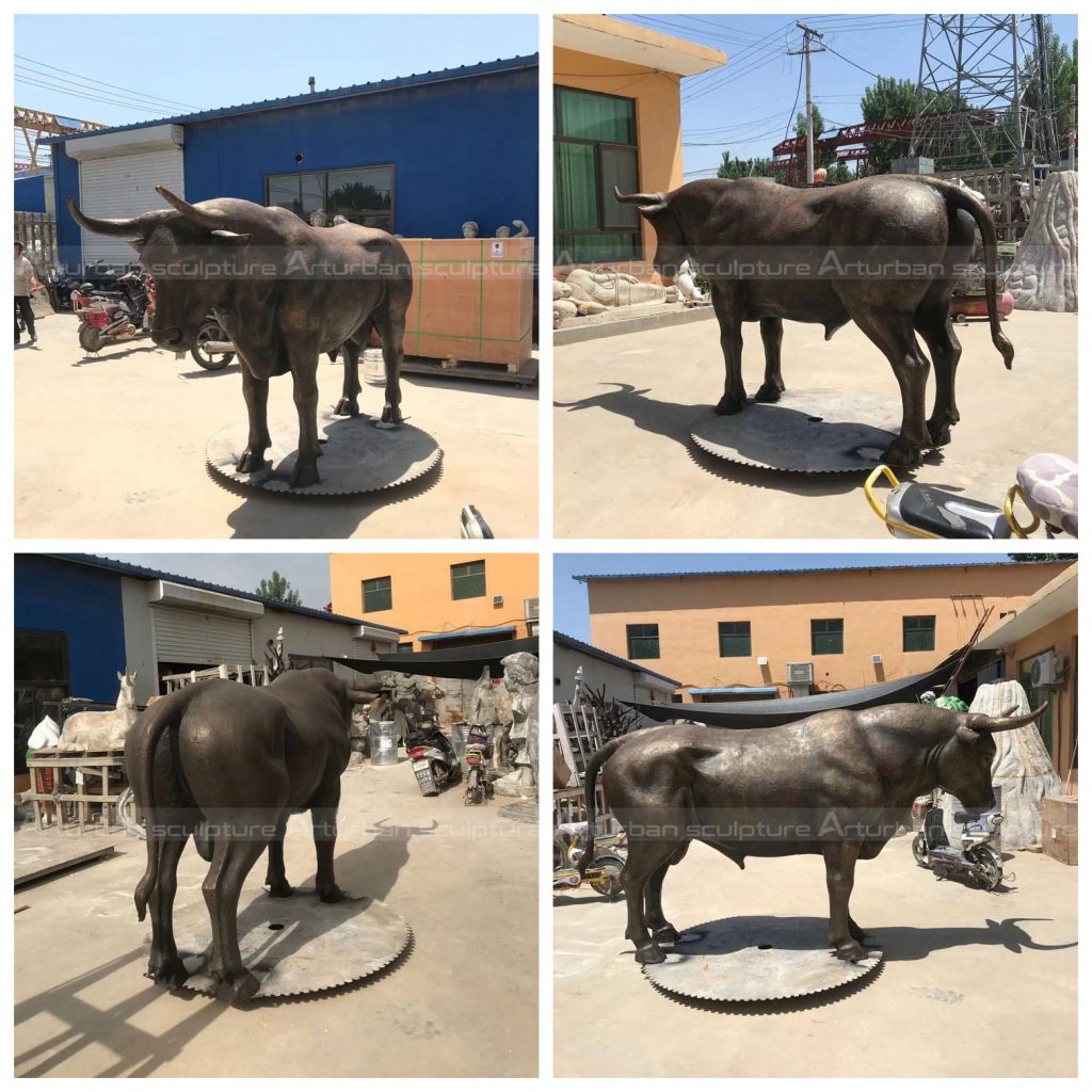 brass bull statue for sale