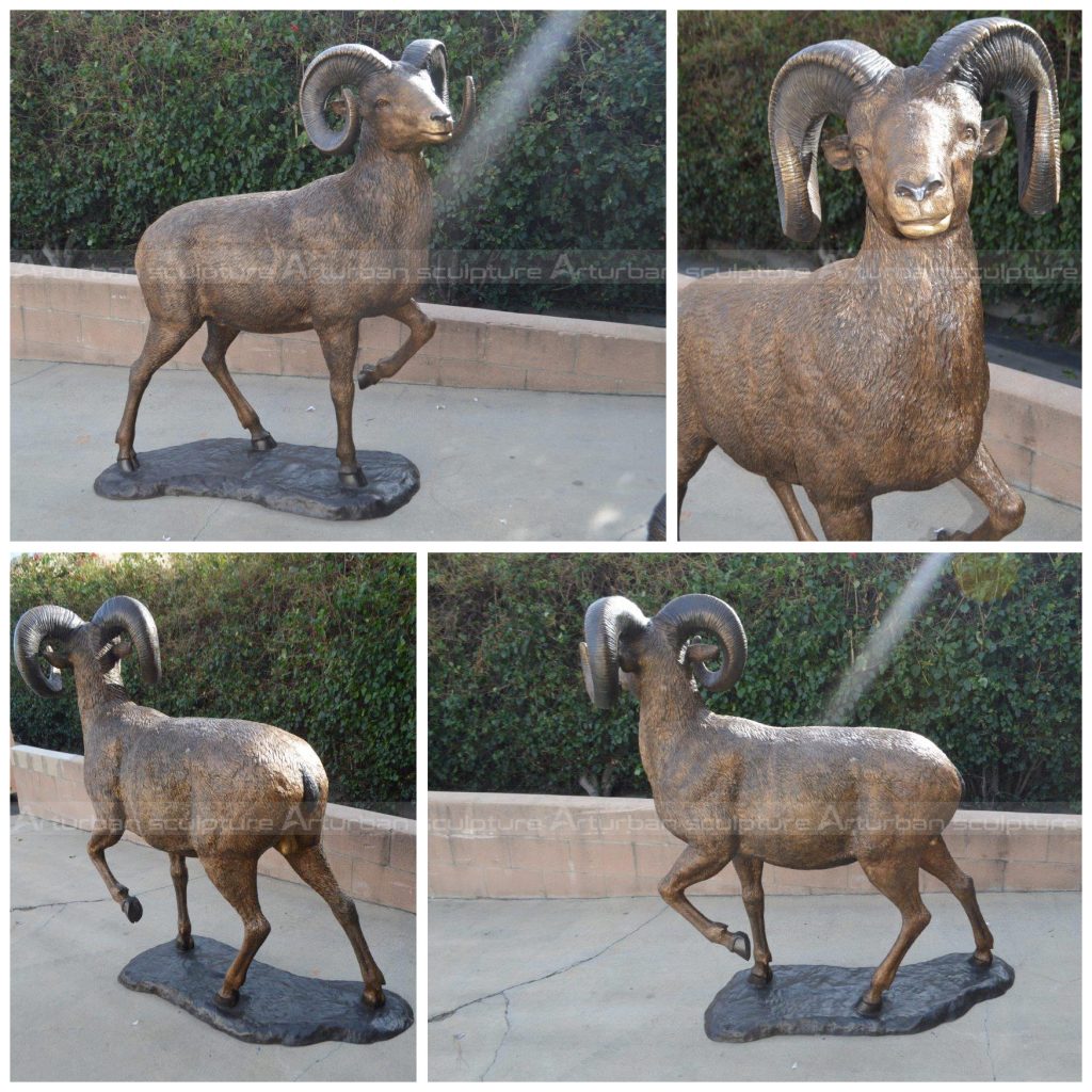 bronze bighorn sheep