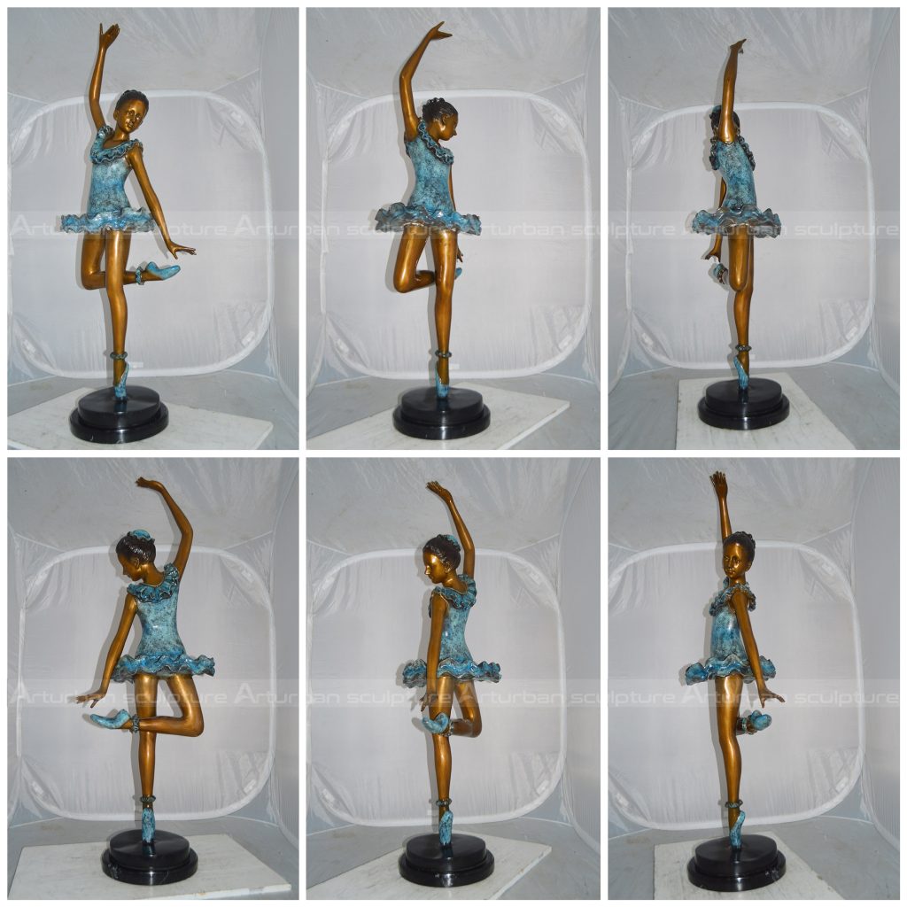 bronze ballet dancer sculpture