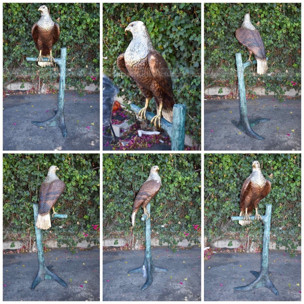 bald eagle statue outdoor