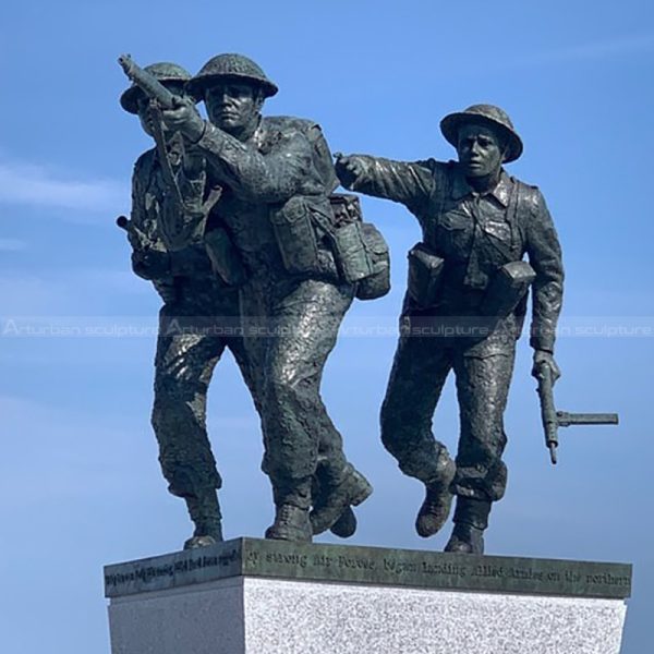 bronze soldier figurines