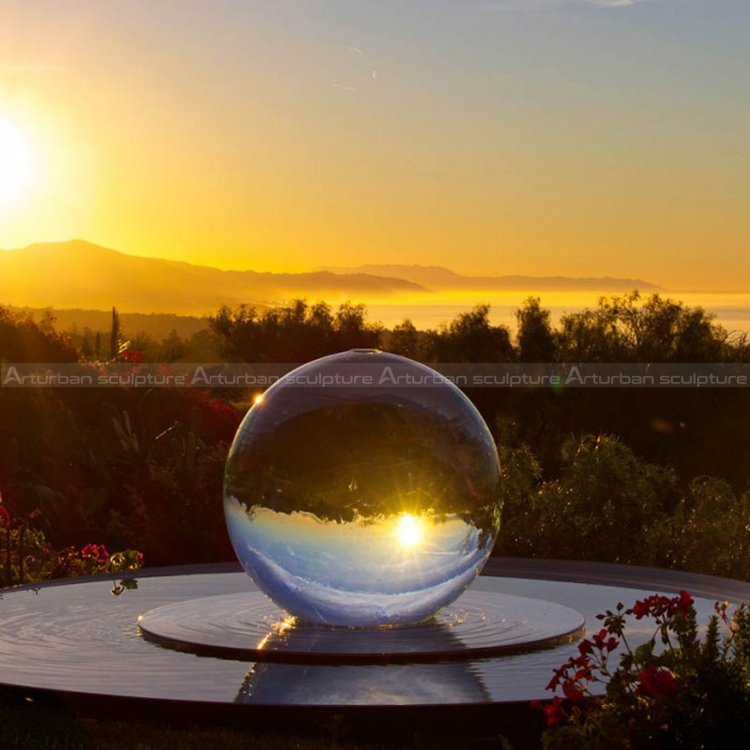round ball water fountain
