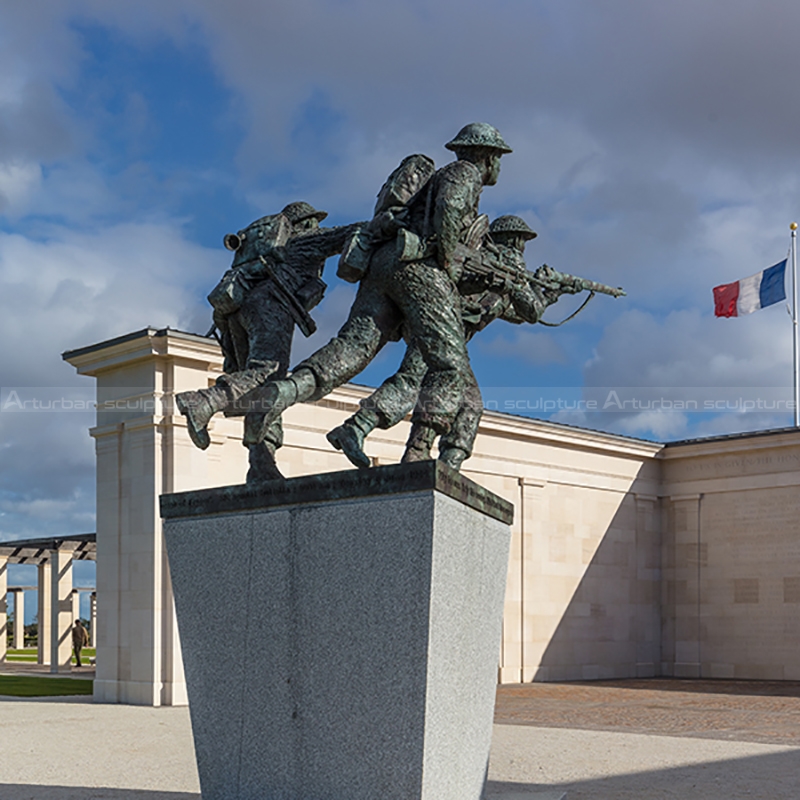 bronze soldier figurines