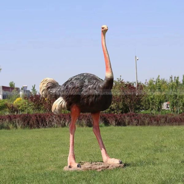 ostrich garden statue