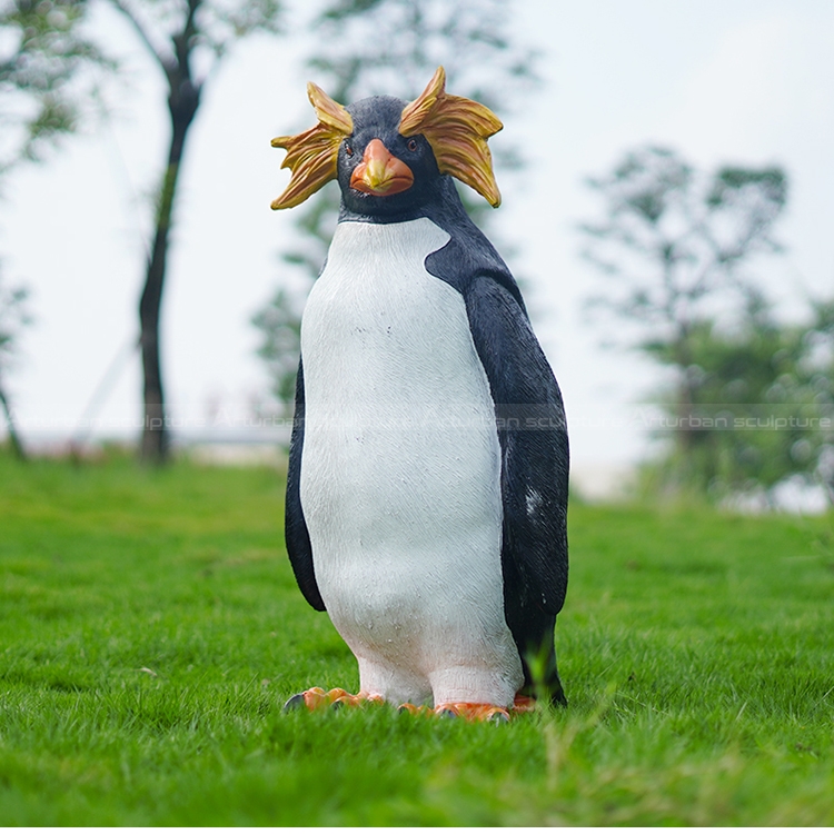 life size penguin statue