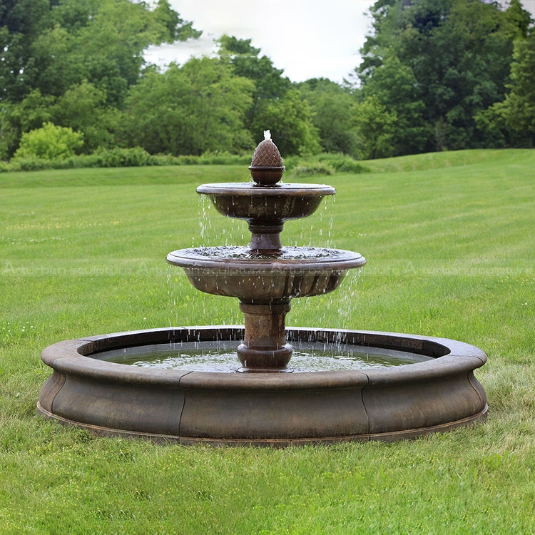 large marble fountain