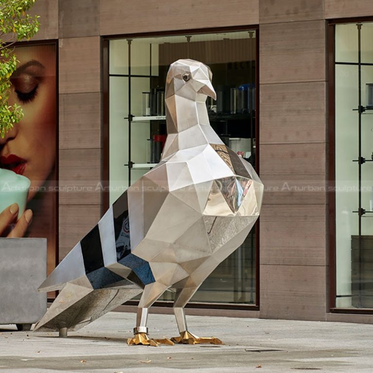 Statues de colombes d'extérieur