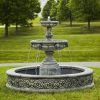 large marble fountain