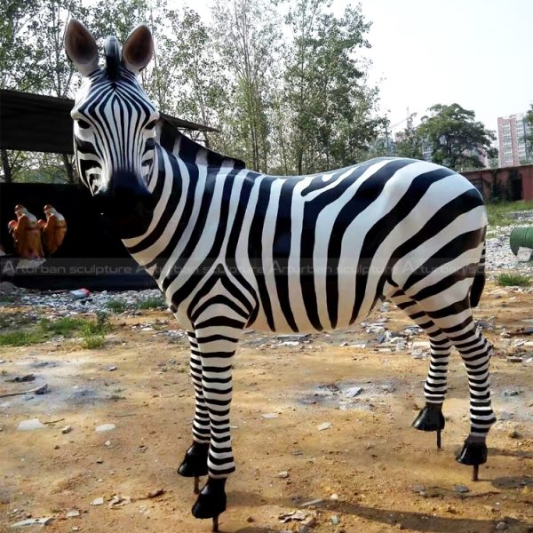 life size zebra statue