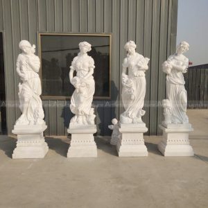 four seasons marble statues