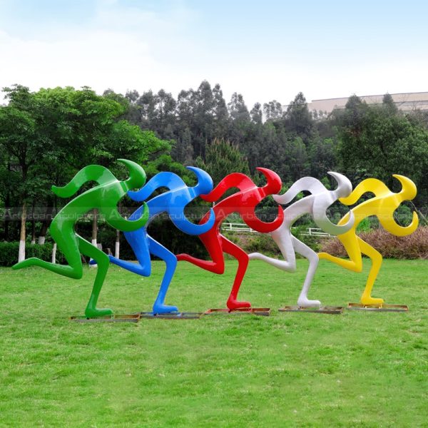 running man statue