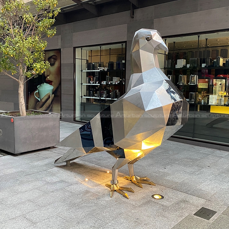 outdoor dove statues