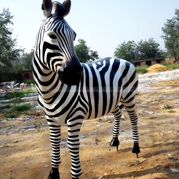 life size zebra statue