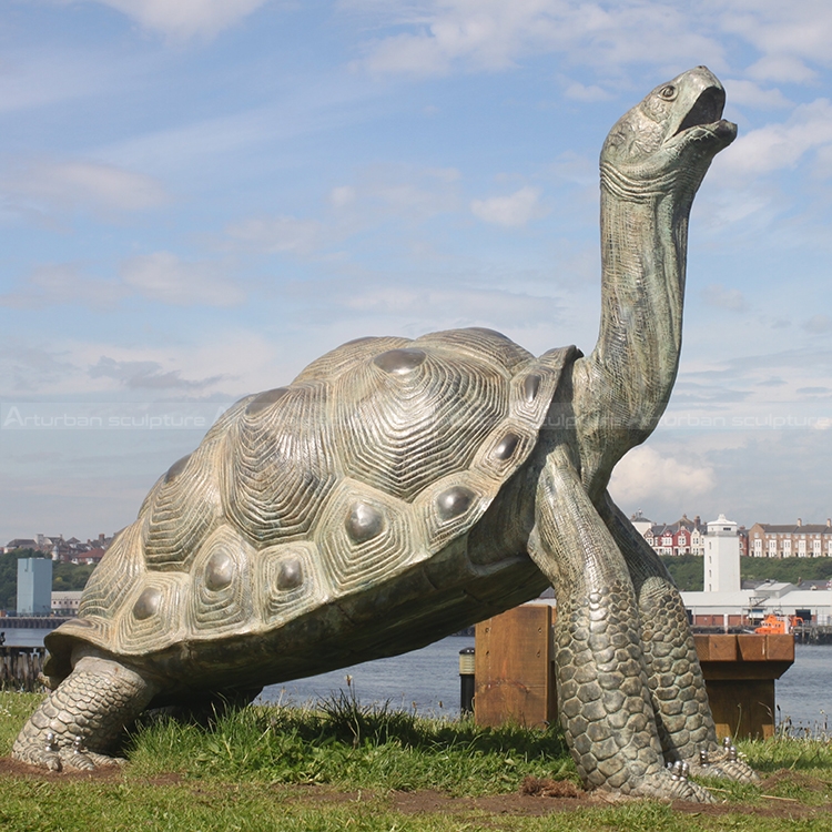 bronze tortoise sculpture