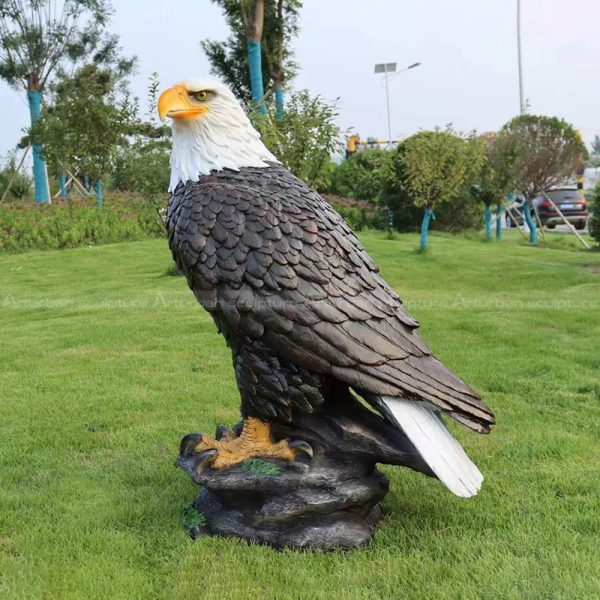 bald eagle yard statue