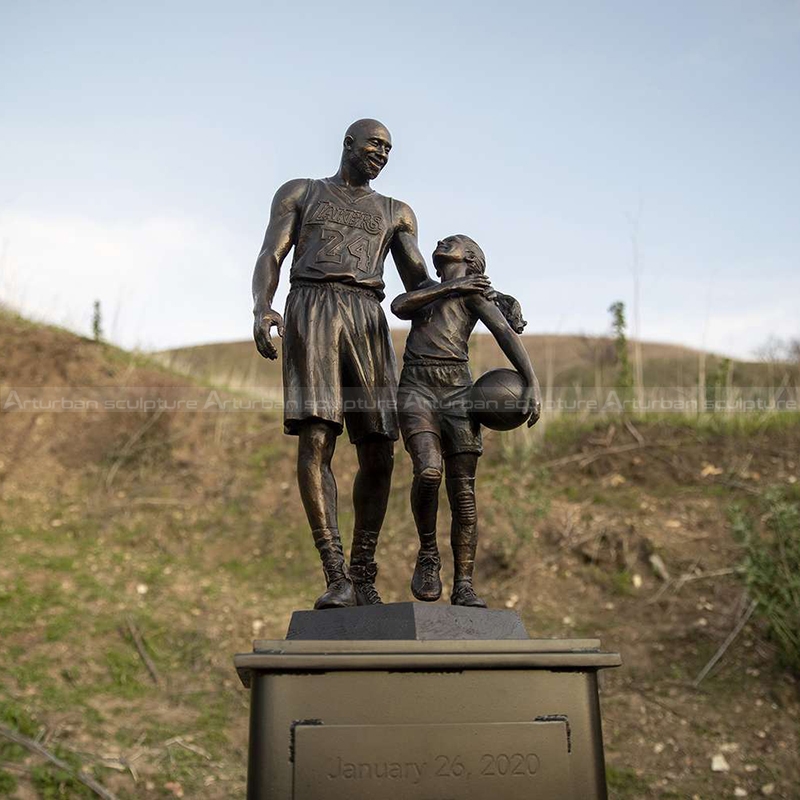 kobe bryant sculpture