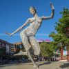 dancing woman statue