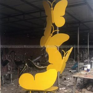 butterfly garden sculpture