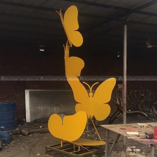 butterfly garden sculpture