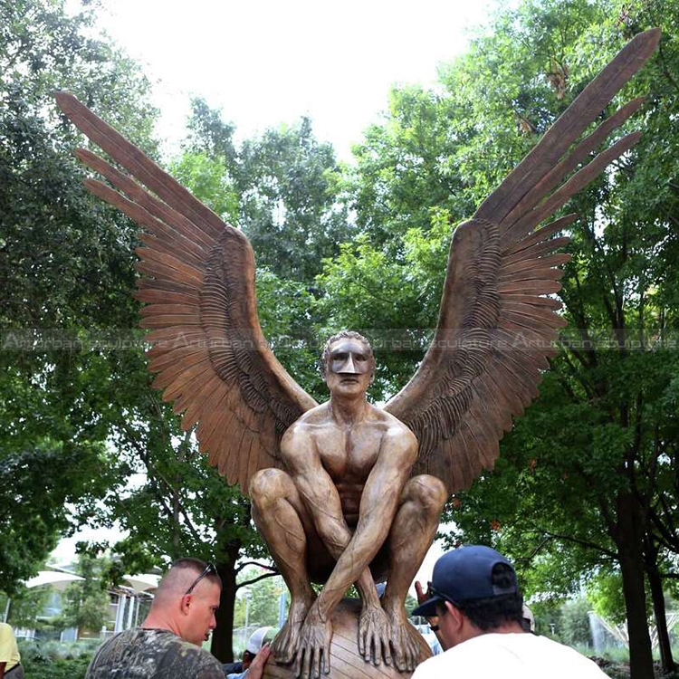 male angel sculpture