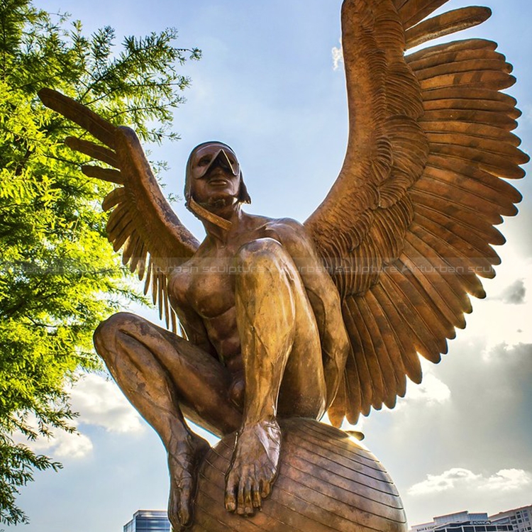 male angel sculpture