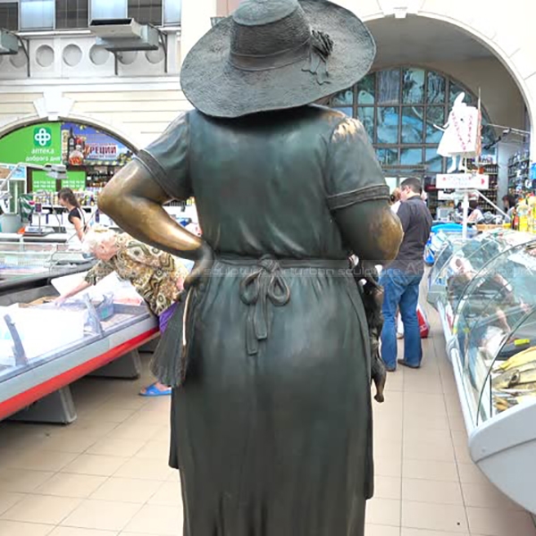 standing woman statue