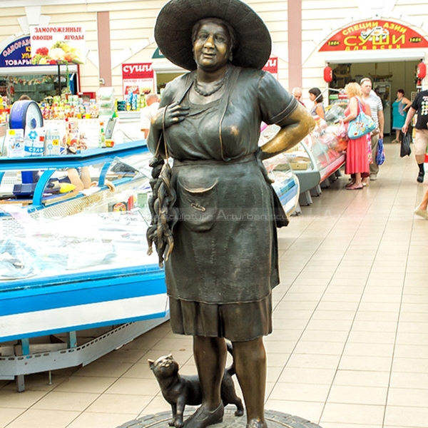 standing woman statue