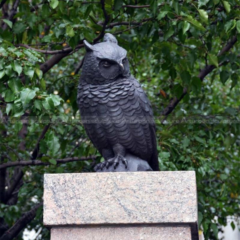 Outdoor Owl Sculpture