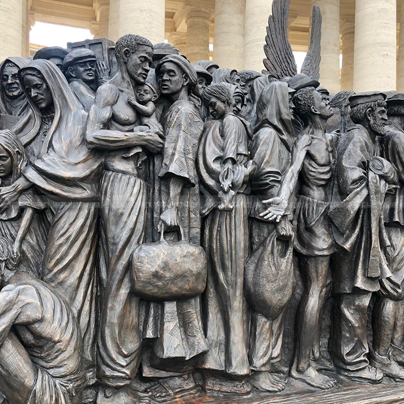 boat statue in st peter's square