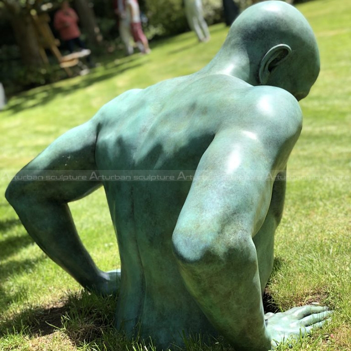 bronze male sculpture