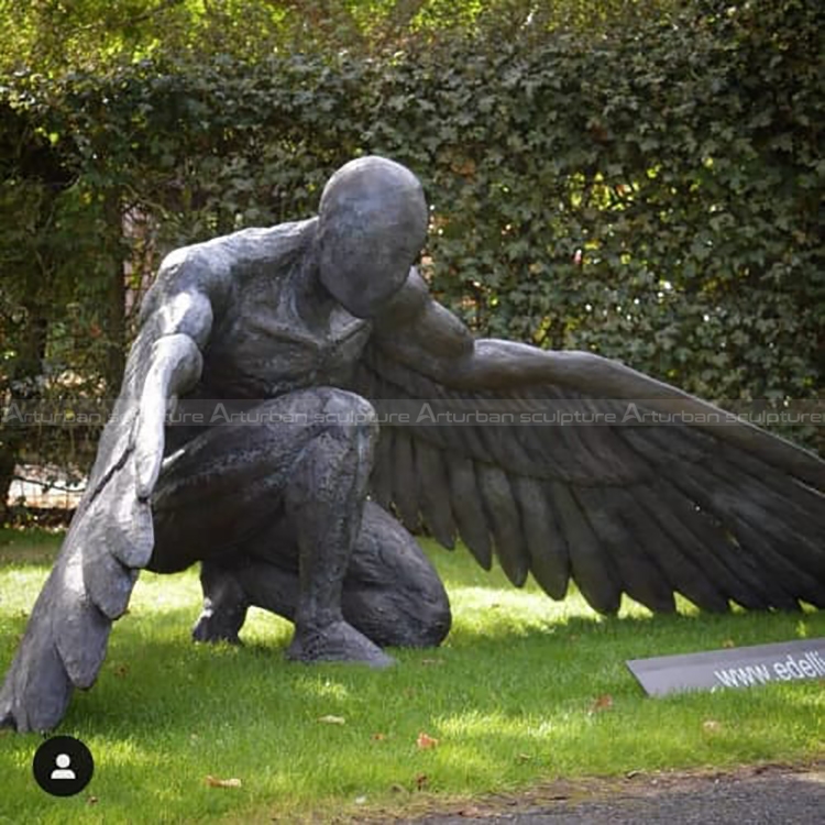 guardian angel garden statue