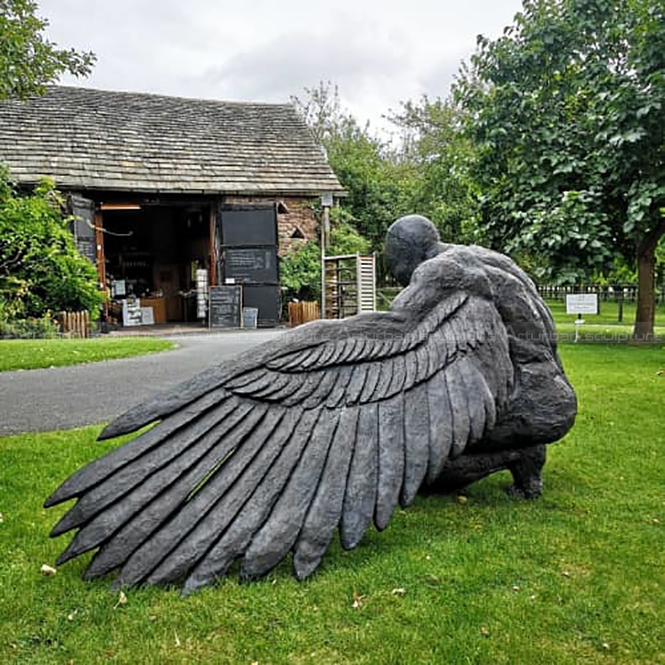 guardian angel garden statue