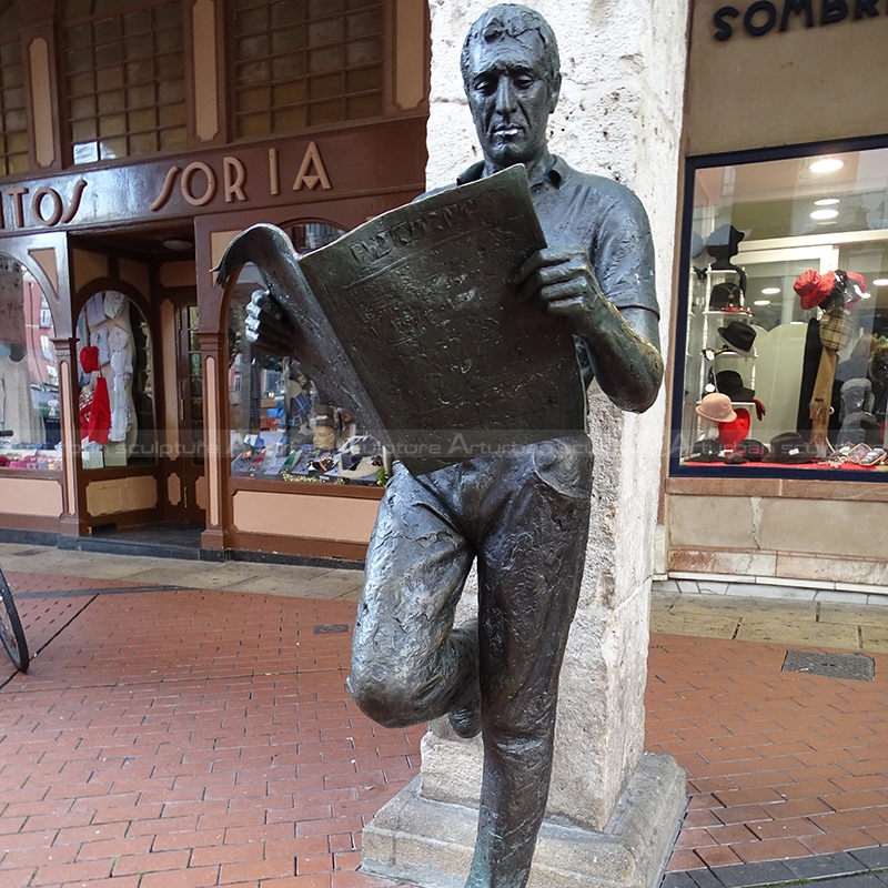 reading man sculpture