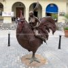 giant rooster sculpture