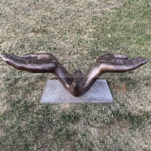 peace dove sculpture