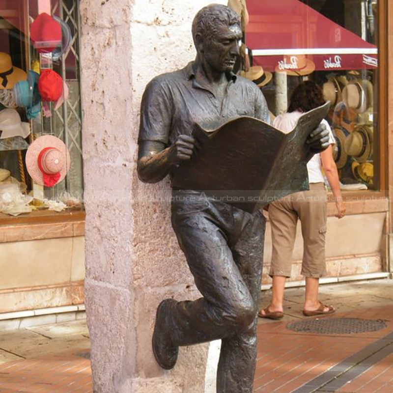 reading man sculpture