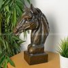 horse head statue decor