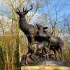 brass deer statue for sale