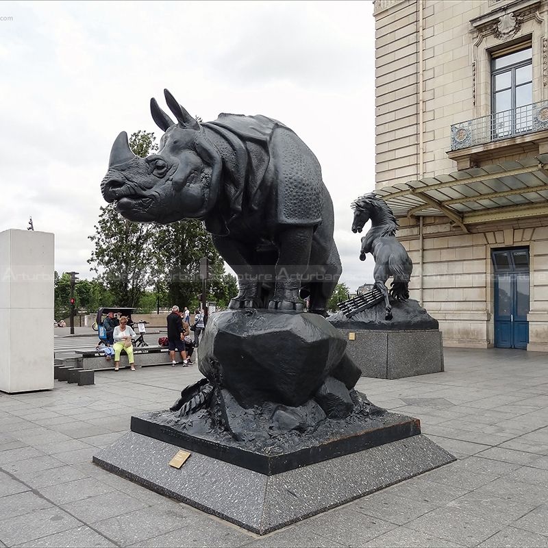 rhino garden ornament