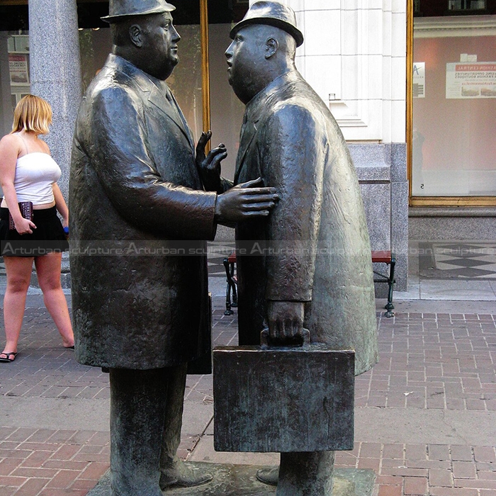 businessman statue 
