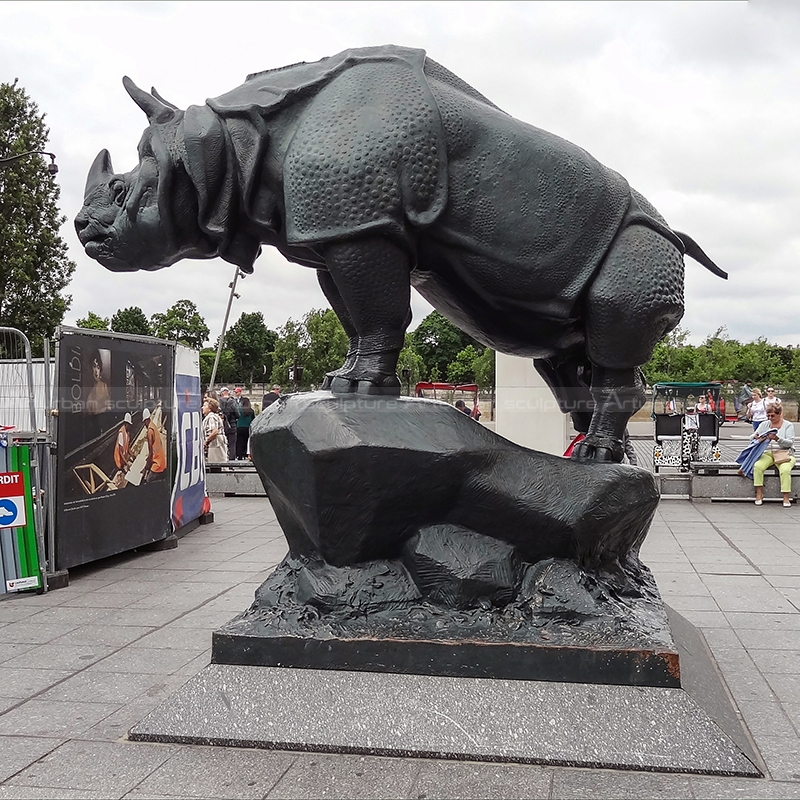 rhino garden ornament